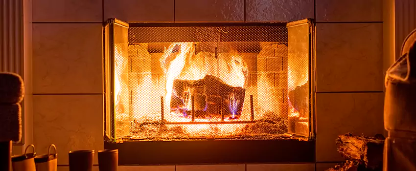 Mendota Hearth Landscape Fireplace Installation in Farmington, Minnesota