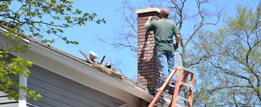 Vinyl and PVC Chimney Flashing Installation in Farmington, MN