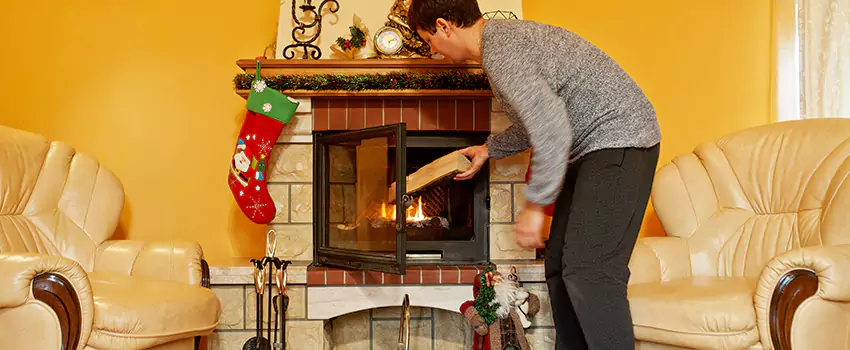 Rusted Metal Fireplace Restoration in Farmington, Minnesota