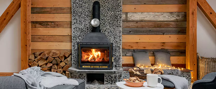 Thelin Hearth Products Direct Vent Gas Stove Fireplace Inspection in Farmington, Minnesota